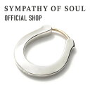 【公式】シンパシーオブソウル SYMPATHY OF SOUL ホースシューフープピアス シルバー 【メーカー直営】 馬蹄 ホースシュー メンズ ピアス シンパシー オブ ソウル アクセサリー シルバー925 プレゼント ギフト 片耳 フープ ファッション シルバーアクセ