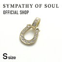 【公式】シンパシーオブソウル SYMPATHY OF SOUL スモールラックスホースシューペンダント K18イエローゴールド ダイヤモンド 【メーカー直営】送料無料 | シンパシー オブ ソウル ペンダントトップ メンズ アクセサリー ブランド ジュエリー 18金 K18 ゴールド