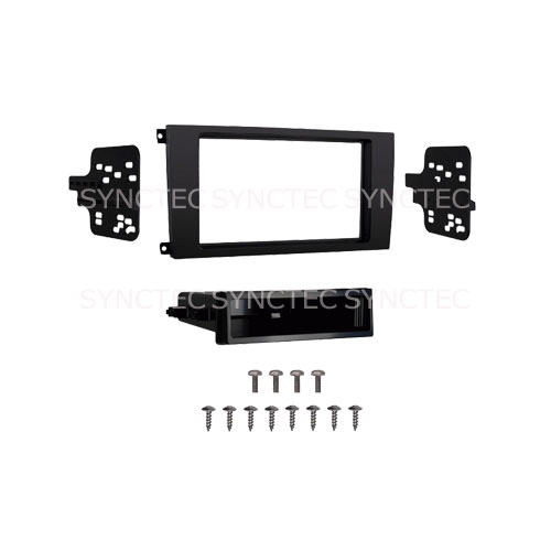 ポルシェ カイエン 03年-10年 2din オーディオパネル (マットブラック) 99-9604B(206)