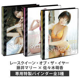 レースクイーン・オブ・ザ・イヤー 藤井マリー × 佐々木萌香 専用特製バインダー 全3種 ファイル ホルダー バインダー