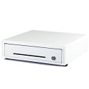 ビジコム 手動式キャッシュドロアmini(3札6コイン/W330xD330xH101mm/ホワイト) BC-DW330HP-W