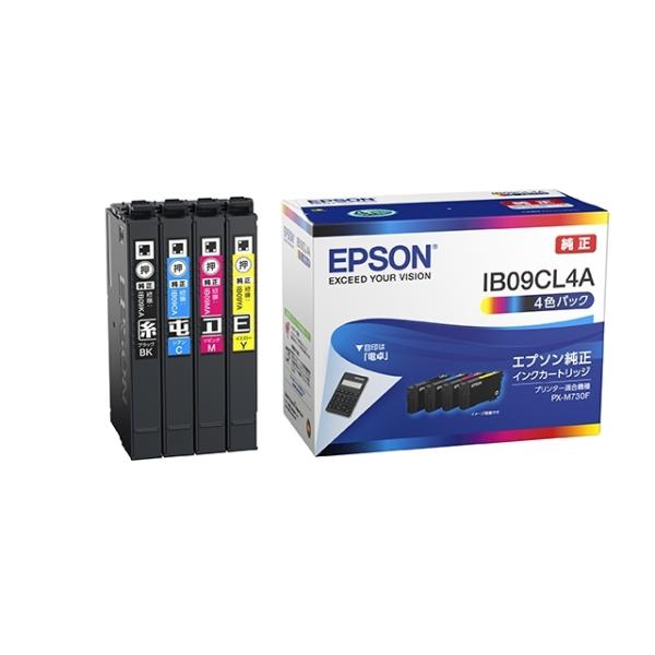 Rakuten - EPSON エプソン インクカートリッジ(4色パック)/標準インク IB09CL4A