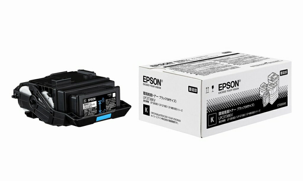 Rakuten - EPSON エプソン 環境推進トナー/ブラック/Mサイズ LPC3T38KV