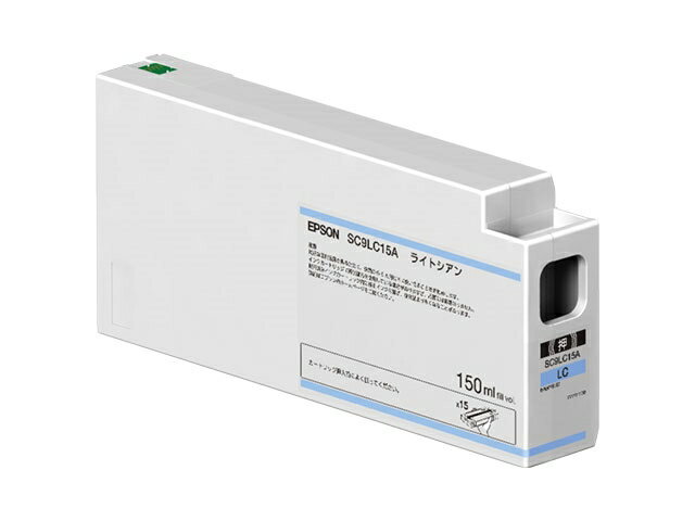Rakuten - EPSON エプソン インクカートリッジ(ライトシアン/150ml) SC9LC15A