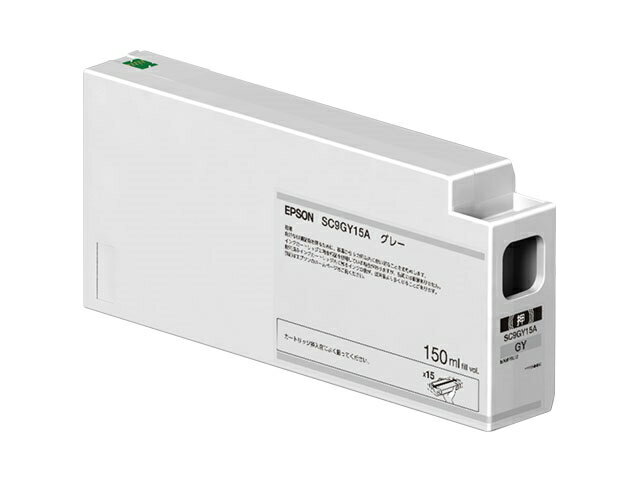 樂天商城 - EPSON エプソン インクカートリッジ(グレー/150ml) SC9GY15A
