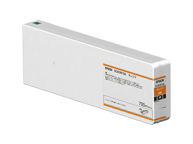 Rakuten - EPSON エプソン インクカートリッジ(オレンジ/700ml) SC9OR70A