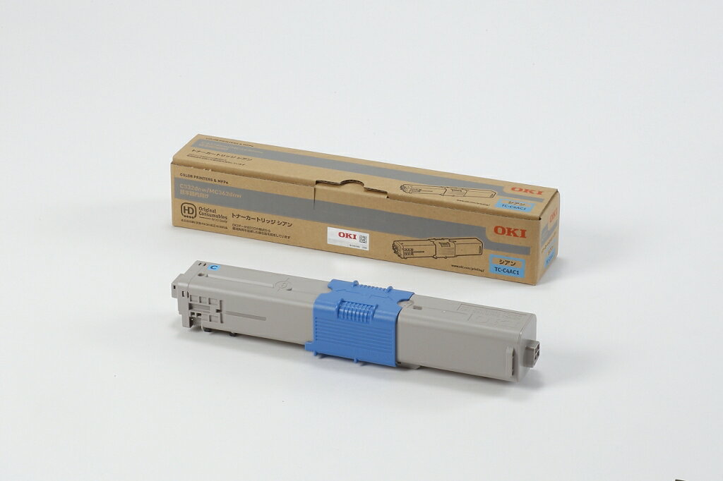 Rakuten - OKI トナーカートリッジ シアン (MC363dnw/C332dnw) TC-C4AC1