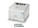 OKI 「5年間無償保証、メンテナンス品5年間無償提供」 COREFIDO LEDプリンター C650dnw(カラー/LAN/W-LAN/USB2.0/A4) C650DNW