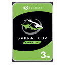 Seagate シーゲイト BarraCuda 3.5インチ 3TB 内蔵ハードディスク HDD 2年保証 SATA 6Gb/s 256MB 5400rpm 日本正規代理店品 ST3000DM007