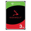 Seagate シーゲイト IronWolf 3.5インチ 【データ復旧 3年付】 3TB 内蔵 ハードディスク HDD CMR 3年保証 6Gb/s 256MB 5400rpm 24時間稼働 PC NAS ST3000VN006