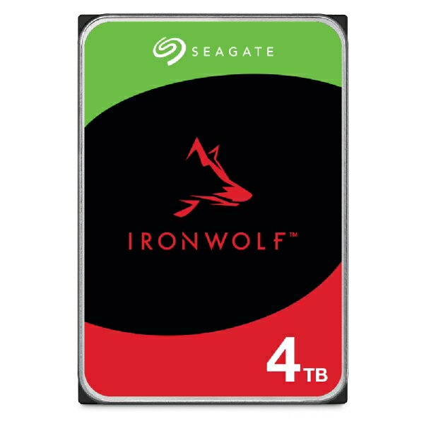 Seagate シーゲイト IronWolf 3.5インチ 【データ復旧 3年付】 4TB 内蔵 ハードディスク HDD CMR 3年保証 6Gb/s 256M…