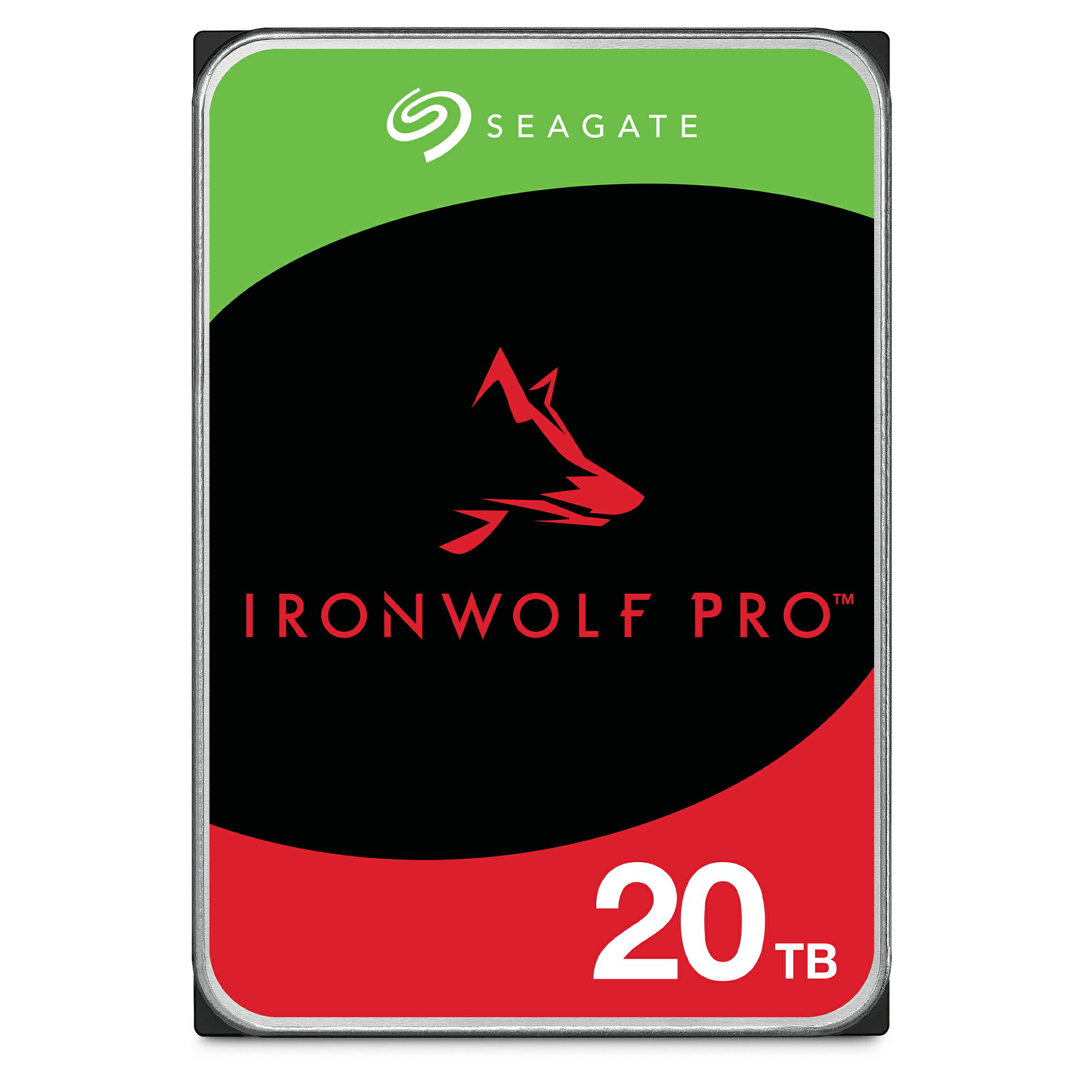 Seagate  IronWolf Pro 3.5 ڥǡ 3ǯա 20TB ¢ ϡɥǥ HDD CMR 5ǯݾ 6Gb/s 256MB 7200rpm 24ֲư PC NAS ST20000NT001