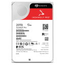 Seagate シーゲイト IronWolf Pro 3.5インチ 【データ復旧3年付】 20TB 内蔵ハードディスク HDD Helium 5年保証 SATA 6Gb/s 7200RPM 256MB 512E 日本正規代理店品 ST20000NT001