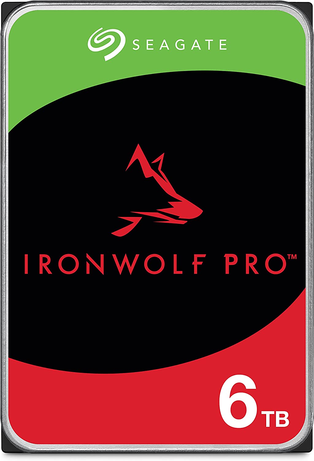 Seagate  IronWolf Pro 3.5 ڥǡ 3ǯա 6TB ¢ ϡɥǥ HDD CMR 5ǯݾ 6Gb/s 256MB 7200rpm 24ֲư PC NAS ST6000NT001
