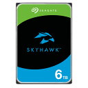 Seagate シーゲイト SkyHawk 3.5インチ 6TB 内蔵ハードディスク HDD 3年保証 SATA 6Gb/s 5400RPM 256MB 512E 日本正規代理店品 ST6000VX009