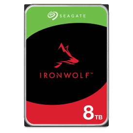 Seagate シーゲイト IronWolf 3.5インチ 【データ復旧 3年付】 8TB 内蔵 ハードディスク HDD CMR 3年保証 6Gb/s 256MB 5400rpm 24時間稼働 PC NAS ST8000VN002