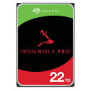 Seagate V[QCg IronWolf Pro 3.5C` yf[^ 3Ntz 22TB  n[hfBXN HDD CMR 5Nۏ 6Gb/s 512MB 7200rpm 24ԉғ PC NAS ST22000NT001