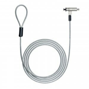 サンワサプライ スロット標準&nano対応セキュリティワイヤー(シリンダ錠) SL-91