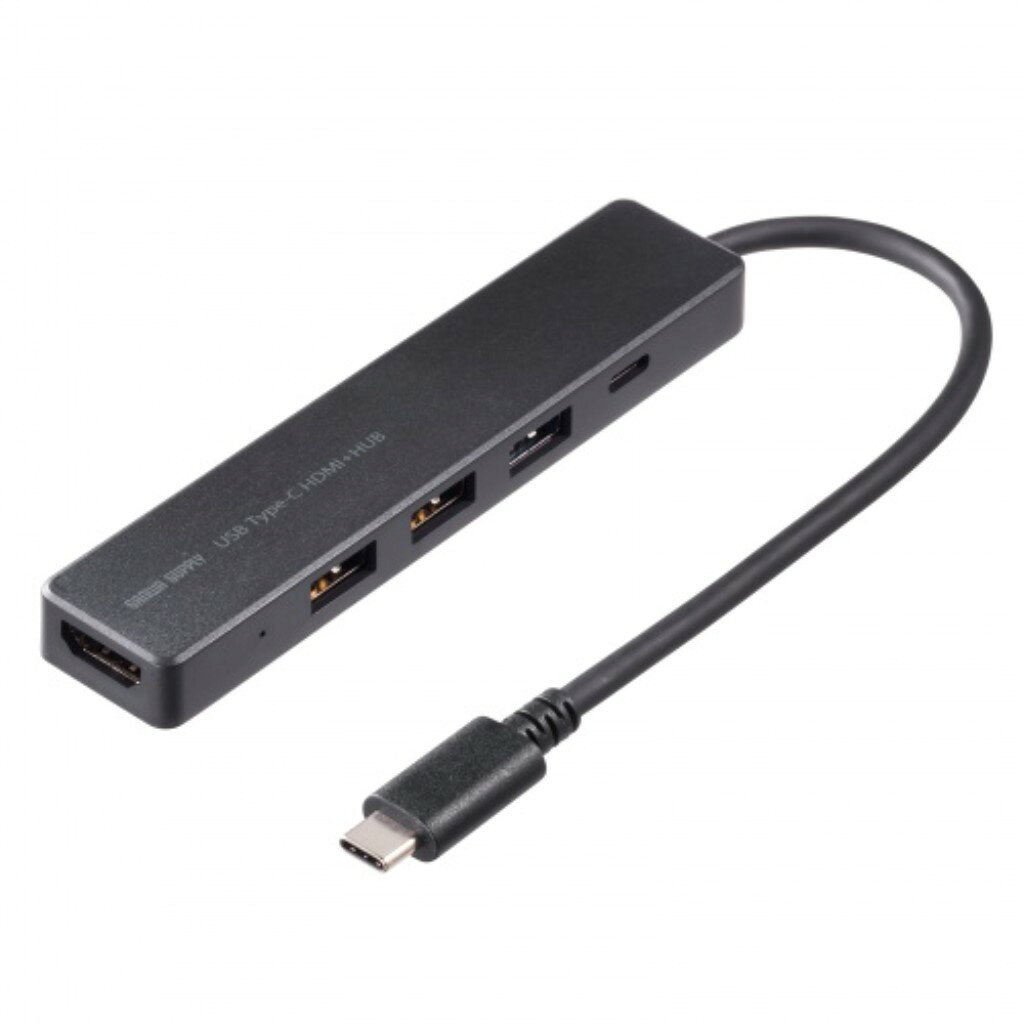 Rakuten - サンワサプライ HDMIポート付 USB Type-Cハブ USB-5TCH15BK