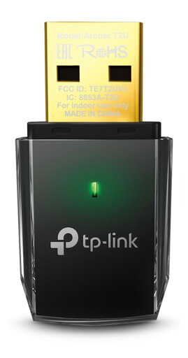 TP-Link ティーピーリンク AC600 デュアルバンド無線LAN子機 USBアダプタ ARCHER T2U V3.0 TP-Link ティーピーリンク AC600 デュアルバンド無線LAN子機 USBアダプタ ARCHER T2U V3.0