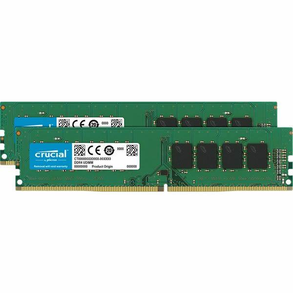 Crucial デスクトップ用増設メモリ 8GB(4GBx2枚) DDR4 2400MT/s(PC4-19200) CL17 UDIMM 288pin CT2K4G4DFS824A