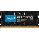 Crucial m[gPCp݃ 32GB(32GBx1) DDR5 4800MT/s(PC5-38400) CL40 SODIMM 262pin CT32G48C40S5