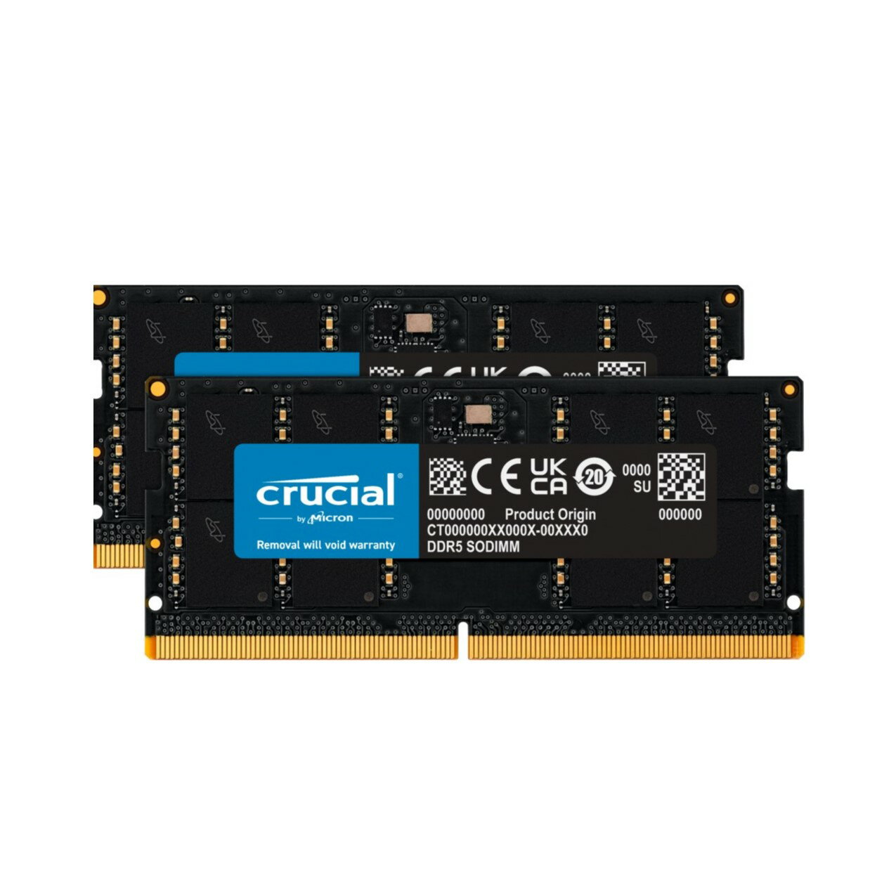 crucial ノートパソコン用増設メモリ 96GB(48GBx2枚)DDR5 5600MT/s(PC5-44800)CL46 SODIMM CT2K48G56C46S5のサムネイル