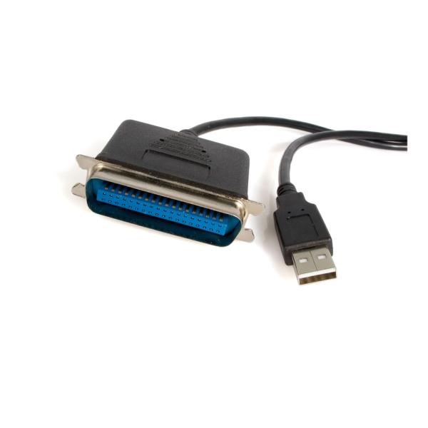 1.8m USB-ѥץ󥿥С֥ USB A(4ԥ)-ȥ˥/եΡ 36ԥ(IEEE1284) Ѵ֥ / ICUSB1284