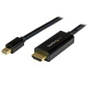 Mini DisplayPort - HDMI変換ケーブル 2m 4K解像度/UHD対応 ミニディスプレイポート/mDP(オス) - HDMI(オス)アダプタケーブル MDP2HDMM2MB(2)