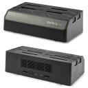 4ベイSATA HDDドッキングステーション クレードル型2.5/3.5インチSSD/HDDスタンド USB 3.1(10Gbps)対応 USB-C/USB-Aポート接続 SDOCK4U313(2)