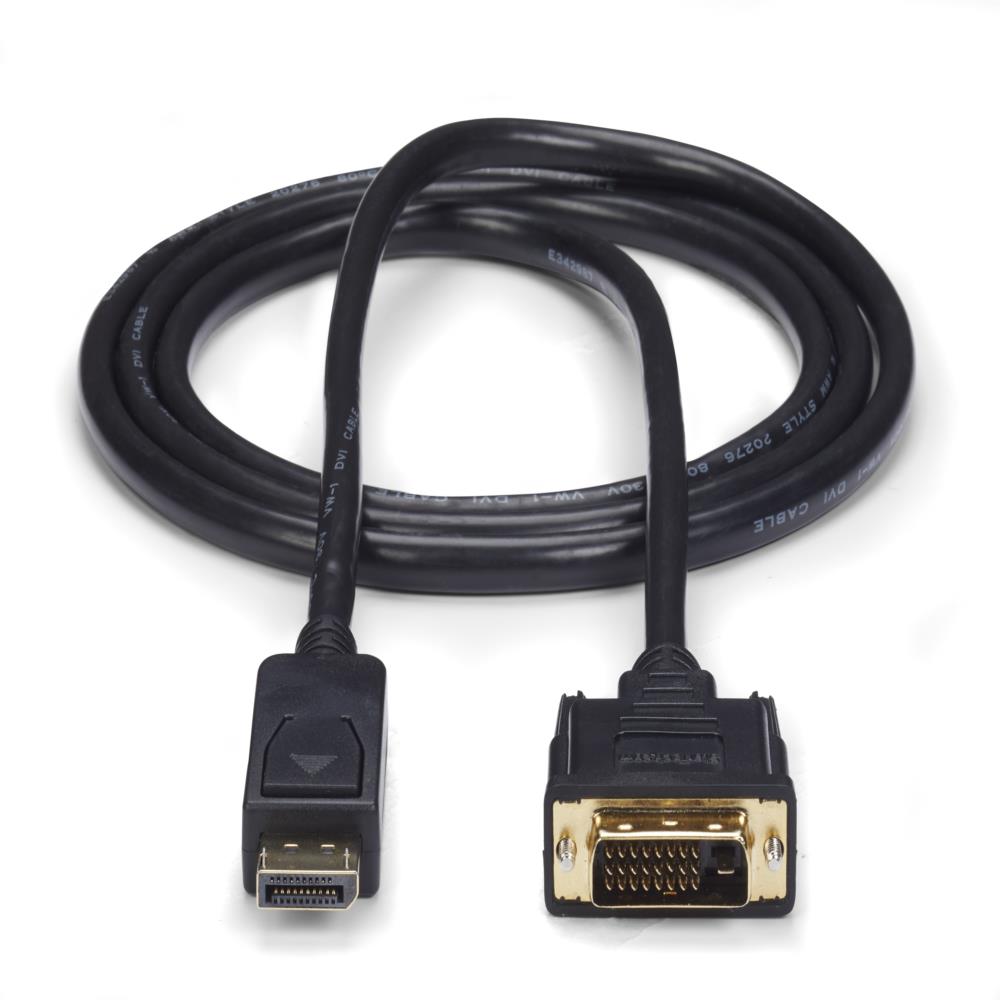 StarTech.com DisplayPort-DVI変換ケーブル 1.8m ディスプレイポート オス DVI-D (...