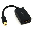 StarTech.com Mini DisplayPort-HDMI変換アダプタ ミニディスプレイポート/ mini DP(オス)-HDMI(メス)コンバータ 1920x1200 ブラック MDP2HDMI
