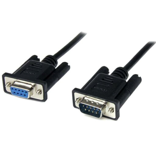 StarTech.com 1m RS232Cシリアルクロス/ヌルモデムケーブル メス(DB-9/D-Sub9ピン) ‐ オス(DB-9/D-Sub9ピン) ブラック SCNM9FM1MBK StarTech.com 1m RS232Cシリアルクロス/ヌルモデムケーブル メス(DB-9/D-Sub9ピン) ‐ オス(DB-9/D-Sub9ピン) ブラック SCNM9FM1MBK