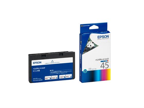 Rakuten - EPSON エプソン 【メーカー純正品】 インクカートリッジ ICCL45(E-300等用/カラー) ICCL45