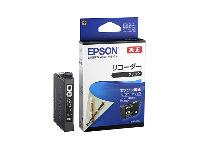 Rakuten - EPSON エプソン 【メーカー純正品】 インクカートリッジ リコーダー RDH-BK (ブラック) RDH-BK