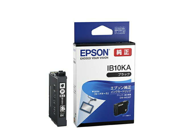 Rakuten - EPSON エプソン 【メーカー純正品】 インクカートリッジ カードケース(ブラック) IB10KA