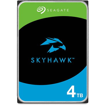 Seagate SkyHawk HDDシリーズ 3.5インチ SATA 6Gb/s 4TB 5900rpm 128MB 4Kセクター 日本正規代理店品 ST4000VX007