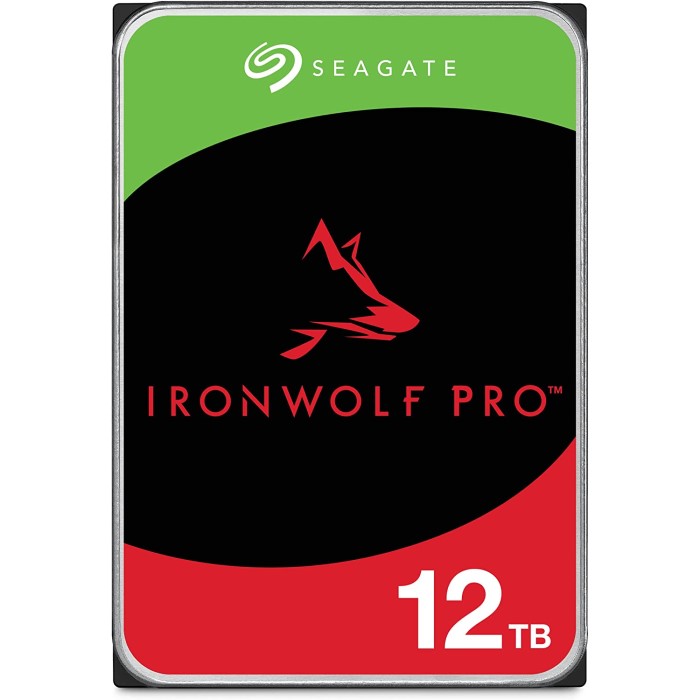 Seagate シーゲイト IronWolf Pro 3.5インチ 【データ復旧 3年付】 12TB 内蔵 ハードディスク HDD CMR 5年保証 6Gb/s 256MB 7200rpm 24時間稼動 PC NAS ST12000NE0008