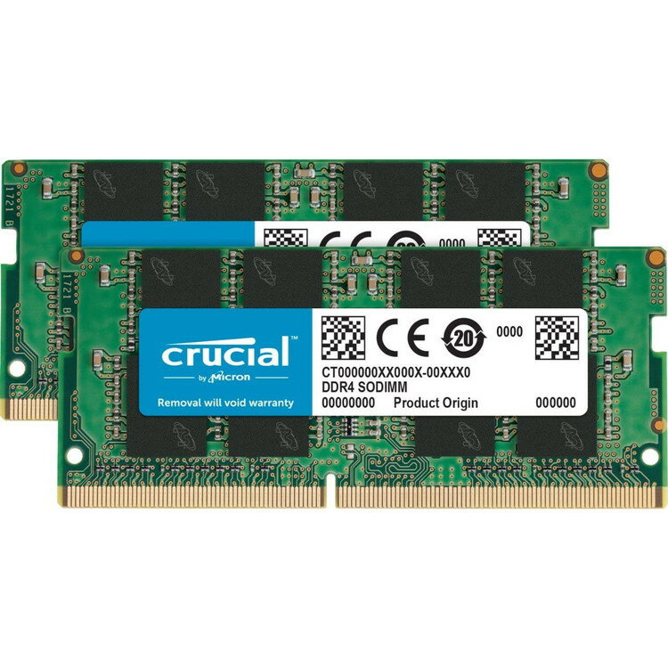 Crucial ノートPC用増設メモリ 16GB(8GBx2