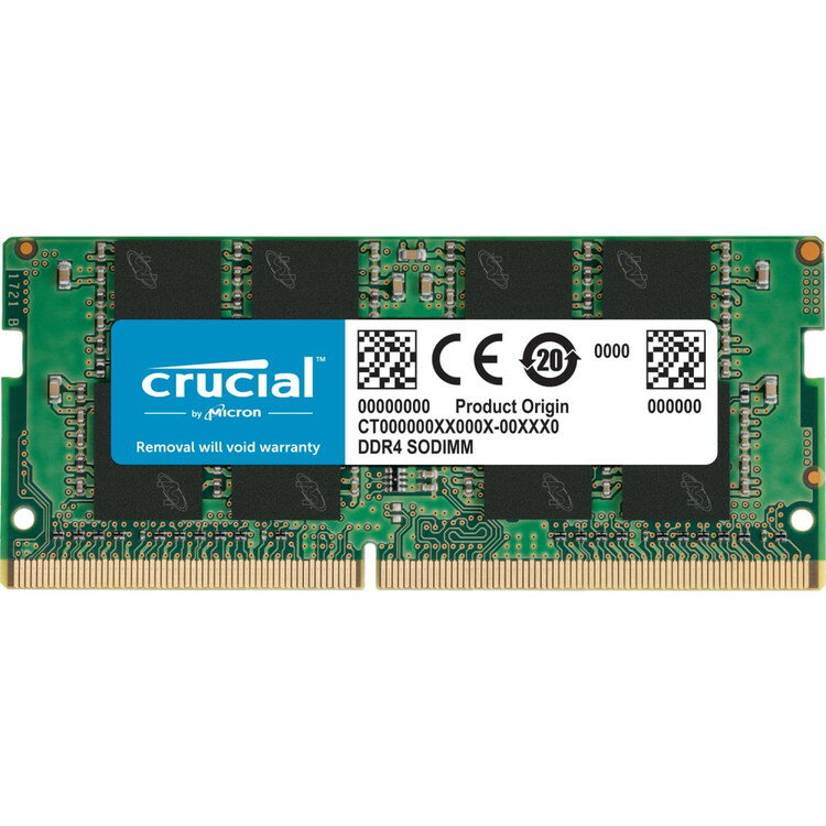 Crucial ノートPC用増設メモリ 32GB(32GBx1枚) DDR4 3200MT/s(PC4-25600) CL22 SODIMM 260pin CT32G4SFD832A