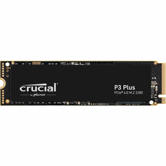 crucial 内蔵SSD P3 Plusシリーズ M.2 2280 500GB 最大読込速度 4700MB/s 最大書き込み速度 1900MB/s 110TBW CT500P3PSSD8JP