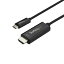 2m USB-C - HDMI֥ 4K/60Hz ֥å USB Type-C ԥ塼˥֥ CDP2HD2MBNL