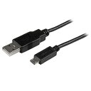 StarTech.com }CNUSB[dP[u 50cm/USB-A(4s IX)-USB Micro-B(5s IX)/P[XOɏ[dłXP[u USBAUB50CMBK