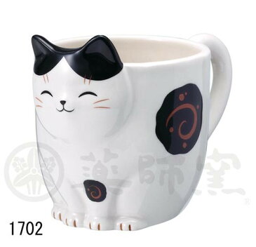 日本製 猫びより マグカップ（ぶち） マグカップ コップ おしゃれ かわいい レトロ 和モダン 贈り物 ギフト プレゼント