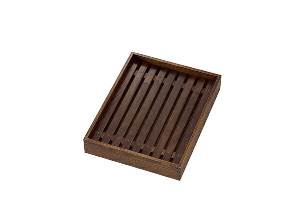 古代色 小 木製目皿付 デリカバット 什器 店舗備品 日本製 和モダン 物販備品