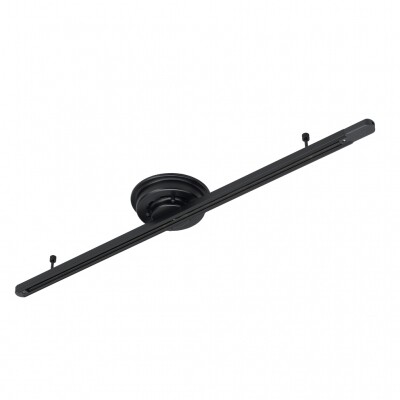 YAZAWA（ヤザワ）　シーリング直付けライティングダクトレール　1000mm　黒　LRD1001BK