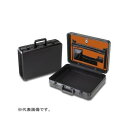 エンジニア アタッシュケース L453×W334×H100mm カギ付 KA−15 ABS製 ポケット 機能性 収納力 軽量 丈夫 工具箱 作業箱 工具バッグ 鍵付き(4)