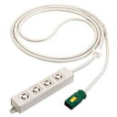 パナソニックハーネス用OAタップ 接地2P引掛式 4コ口 ケーブル長5m 15A 125V WFA6754HG(3)