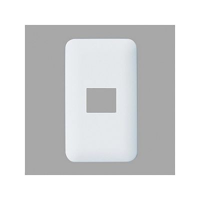 パナソニック 簡易耐火用コンセントプレート 1コ用 ラウンド ホワイト WTF7701W