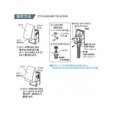 パナソニック 防雨形ジョイントボックス ノックアウトG22×3 シャンパンブロンズ WJ...